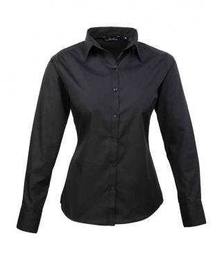 Premier PR300 Ladies Long Sleeve Poplin Blouse